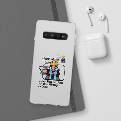 "Heute ist der Tag ... der Tag an dem ich den Abzug drücke" High Quality Phone Case