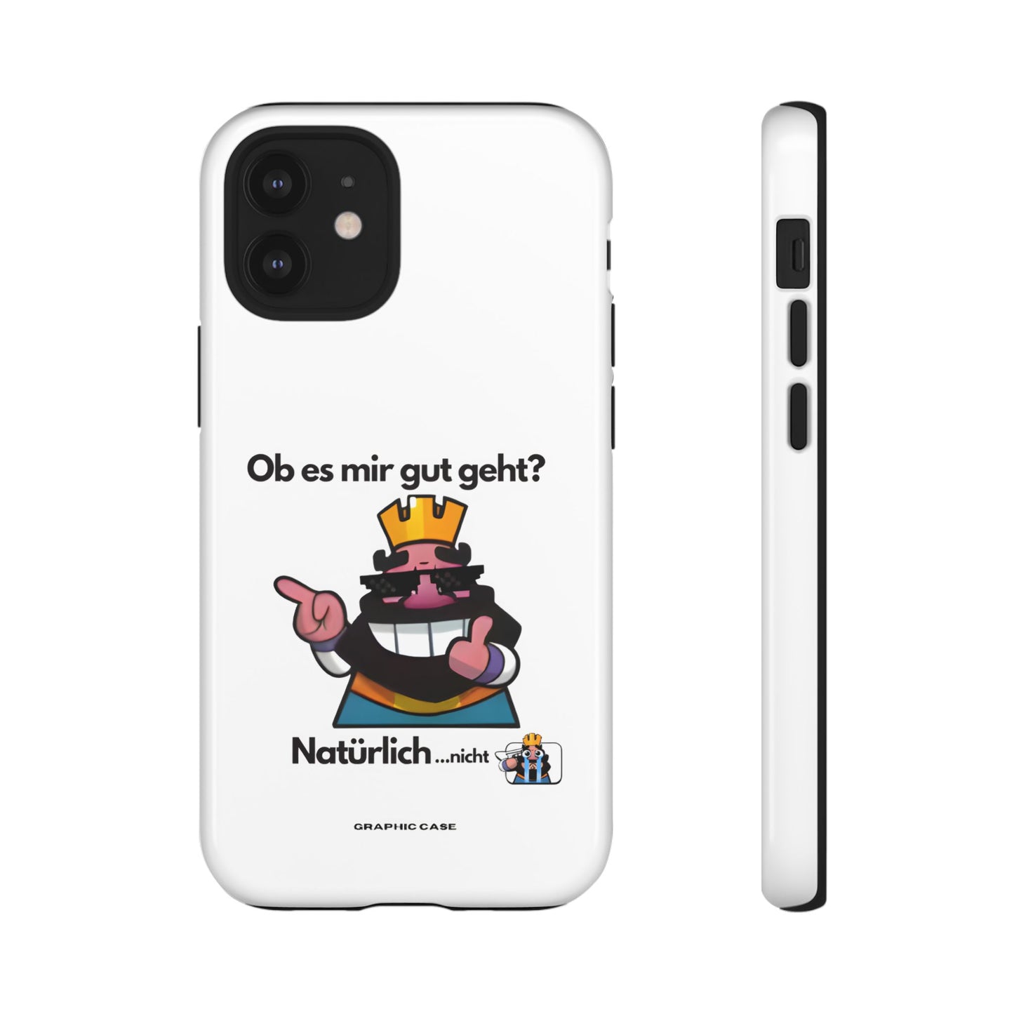 "Ob es mir gut geht?" Premium Quality Phone Case