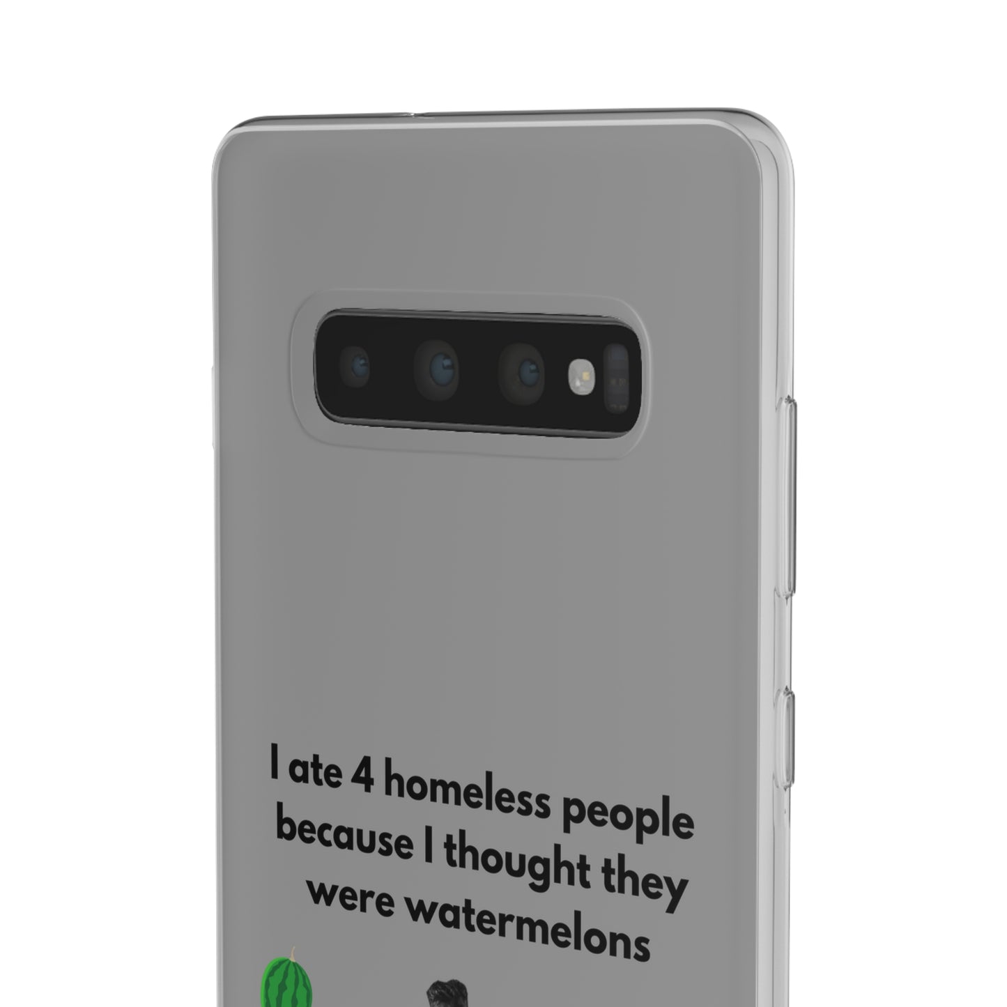 "I ate 4 homeless people" High Quality Phone Cases