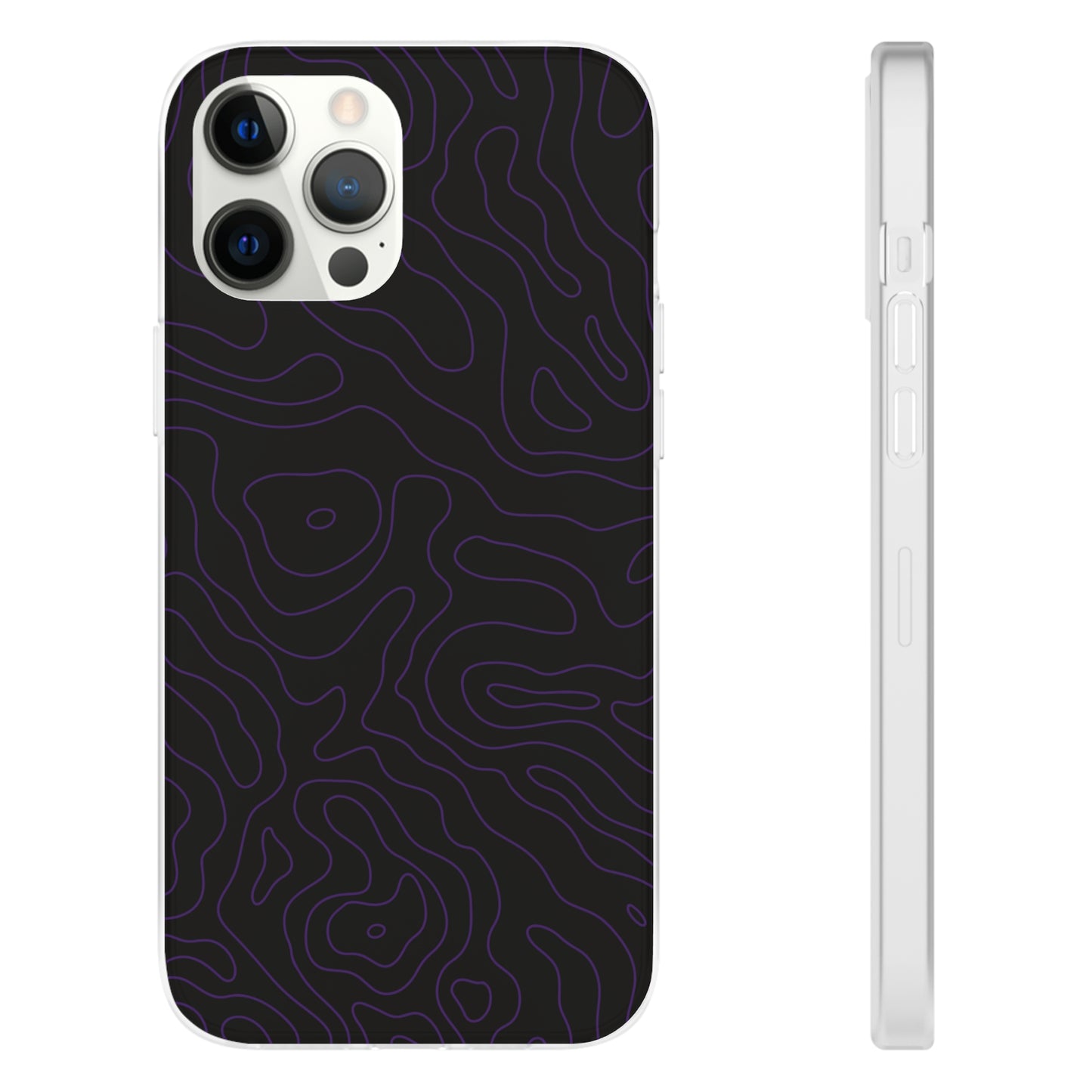 "Purple Topography" High Quality Phone Case