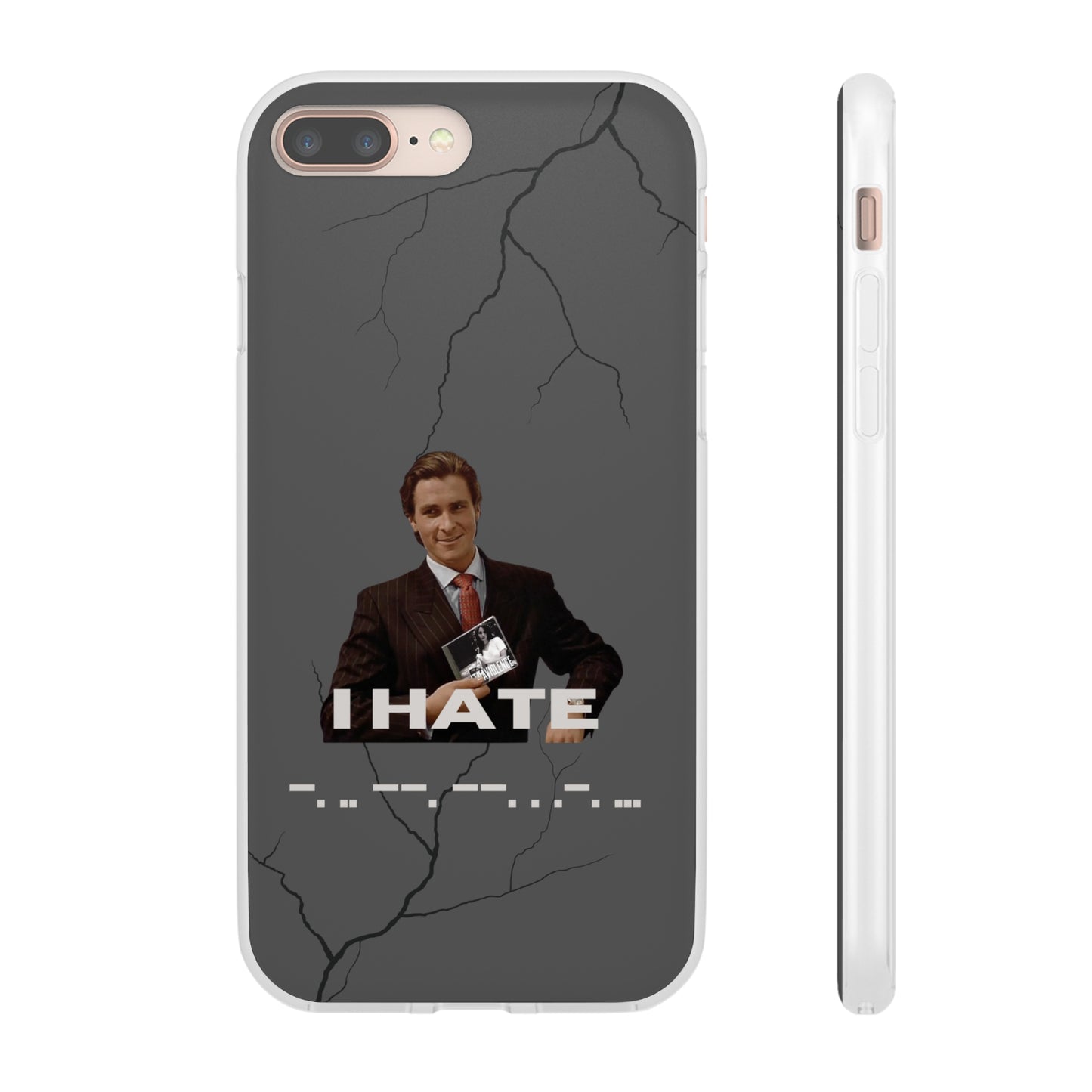 "I hate -. .. --. --. . .-. ... " High Quality Phone Case