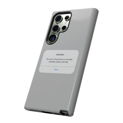 "Attention Notification" Premium Quality Phone Case