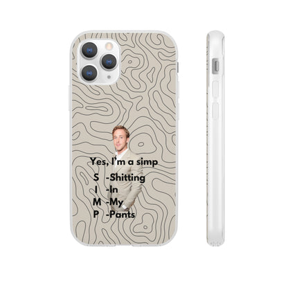 "Yes, I'm a simp" High Quality Phone Case