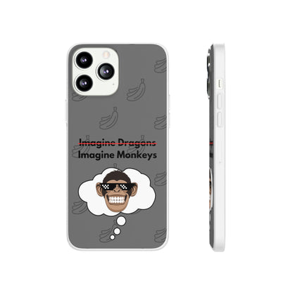 "Imagine Monkeys" High Quality Phone Case