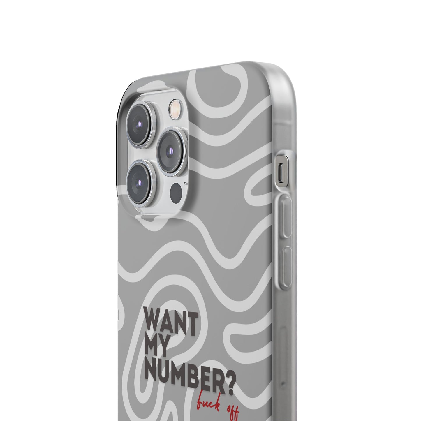 "Want my number?" High Quality Phone Case