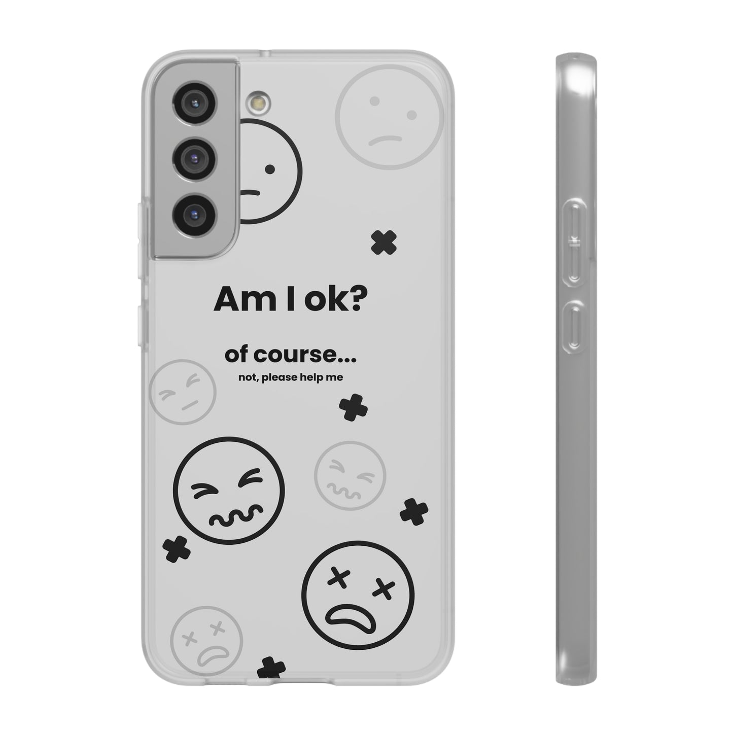 "Am I ok?" High Quality Phone Case