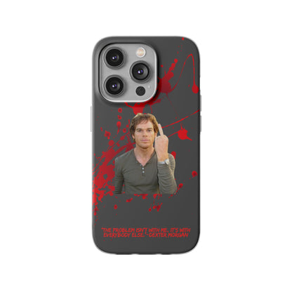 Dexter Middle Finger High Quality Phone Case