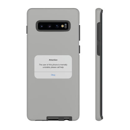 "Attention Notification" Premium Quality Phone Case