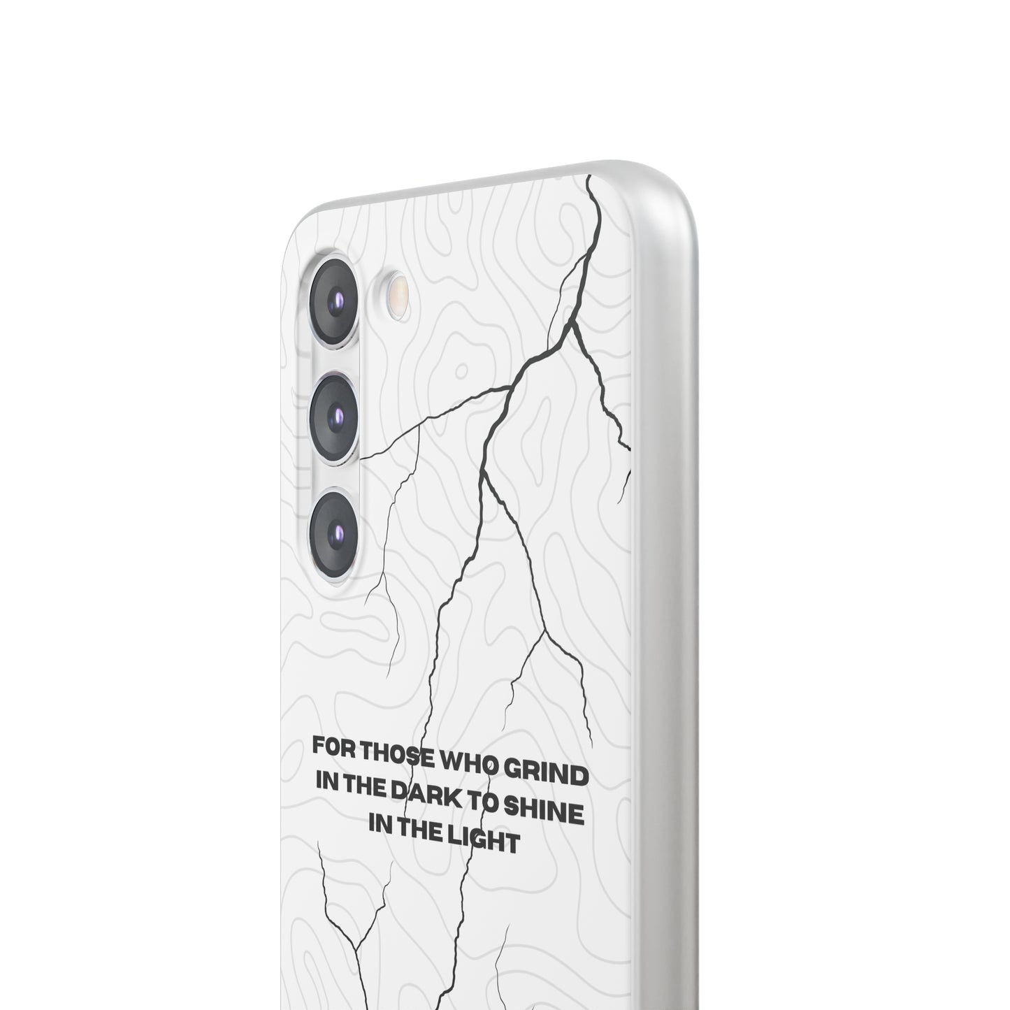 "For those who grind in the dark to shine in the light" High Quality Phone Cases