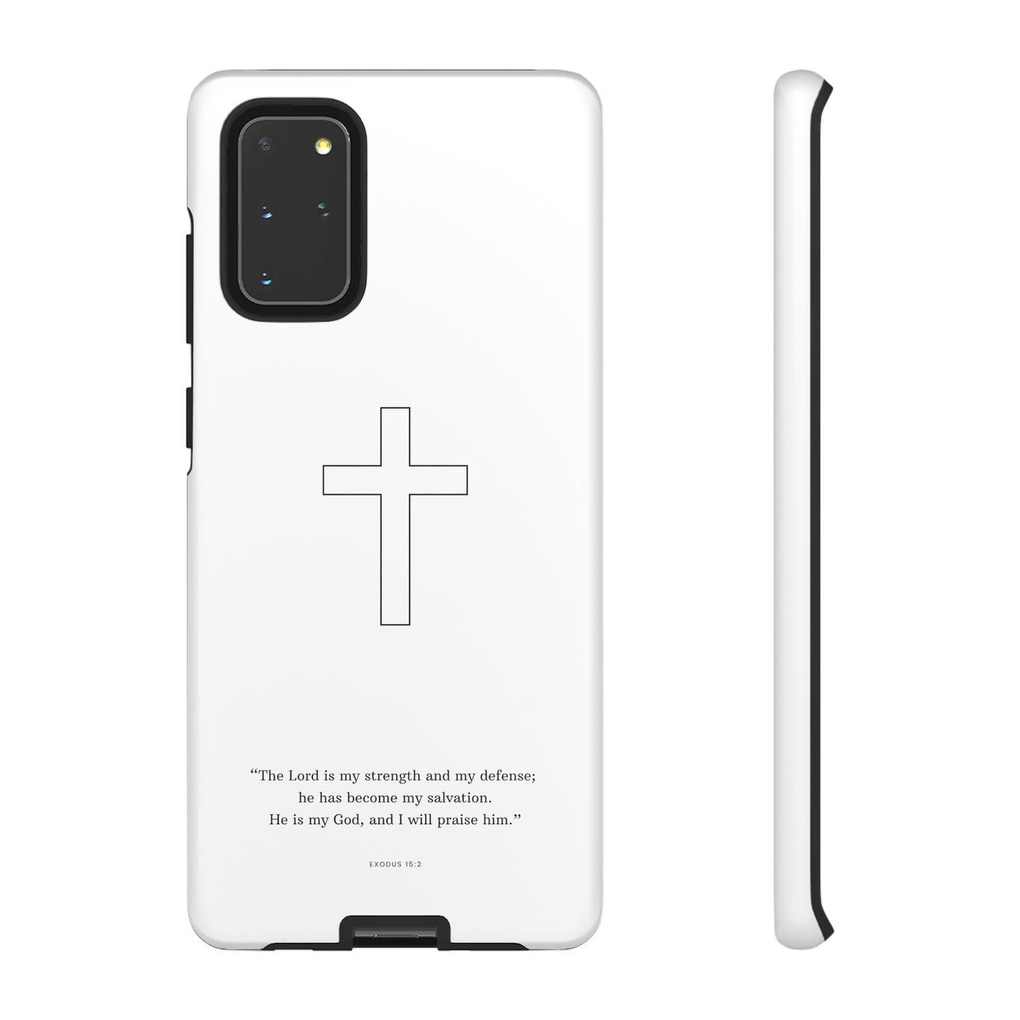 "Exodus 15:2" Premium Quality Phone Case