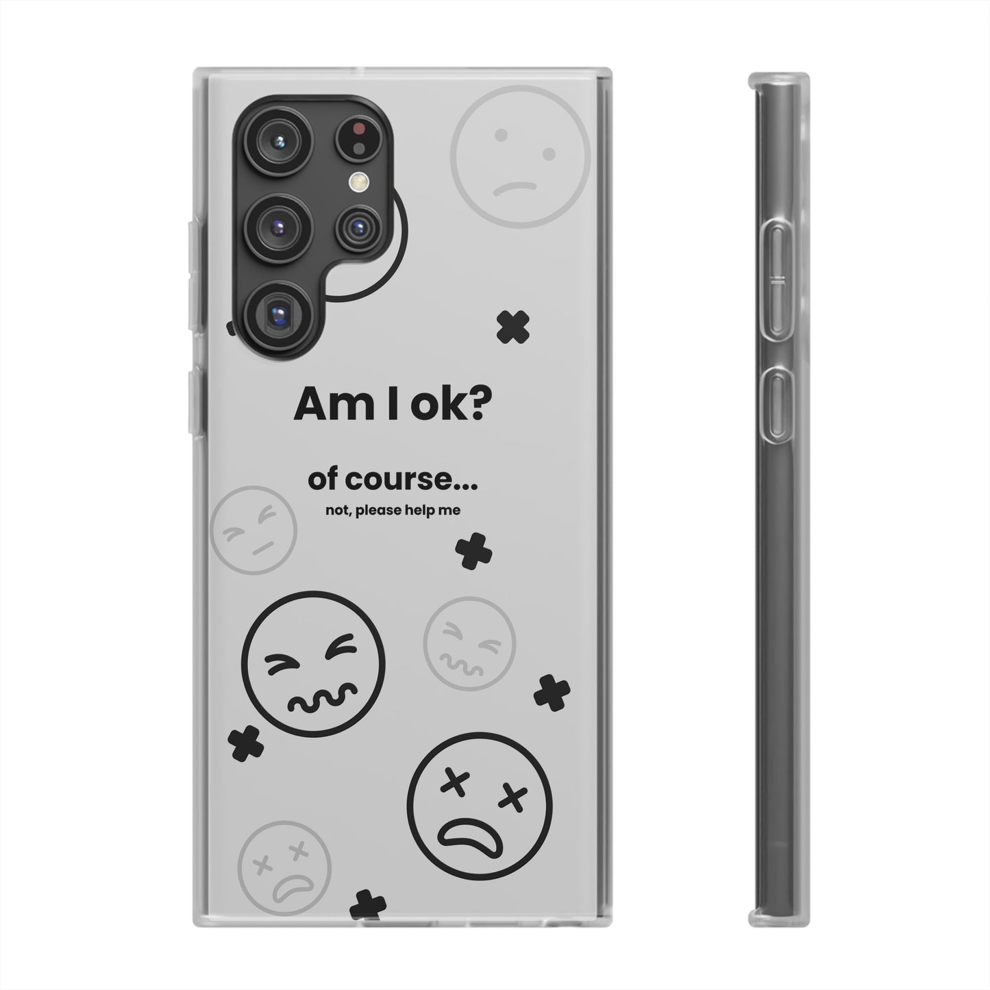 "Am I ok?" High Quality Phone Case