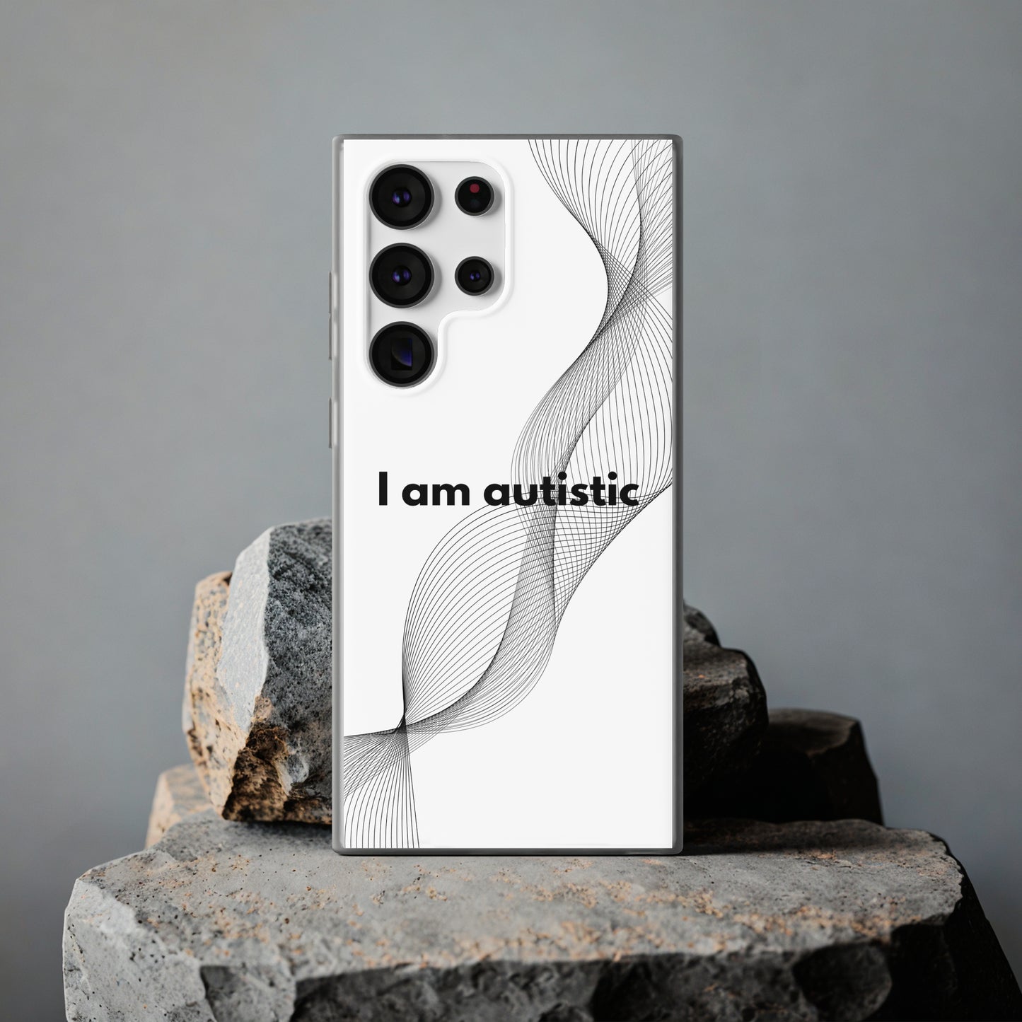 "I am autistic" High Quality Phone Case