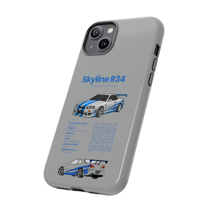 "Skyline R34" Premium Quality Phone Case