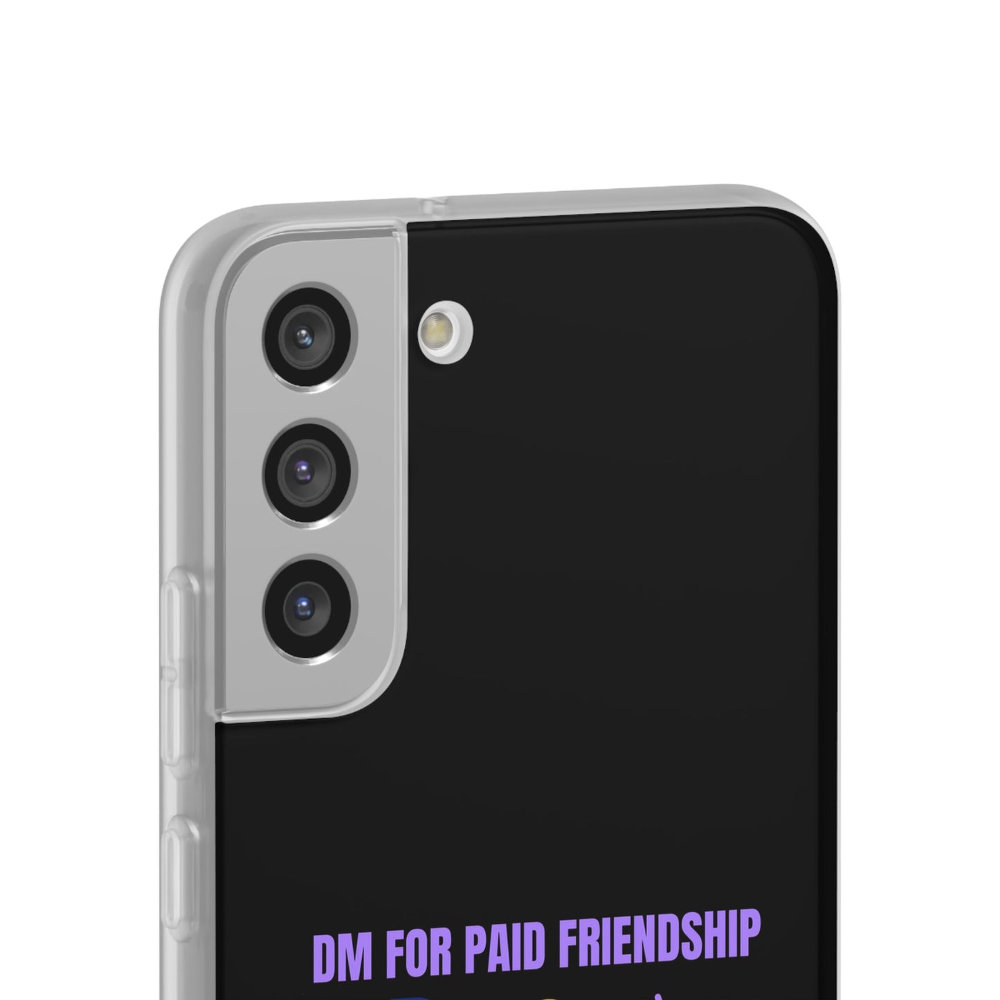 "DM for paid friendship" High Quality Phone Case