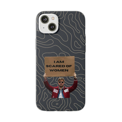 "I am scared of women" High Quality Phone Case