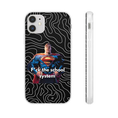 "F*ck the school system" High Quality Phone Case