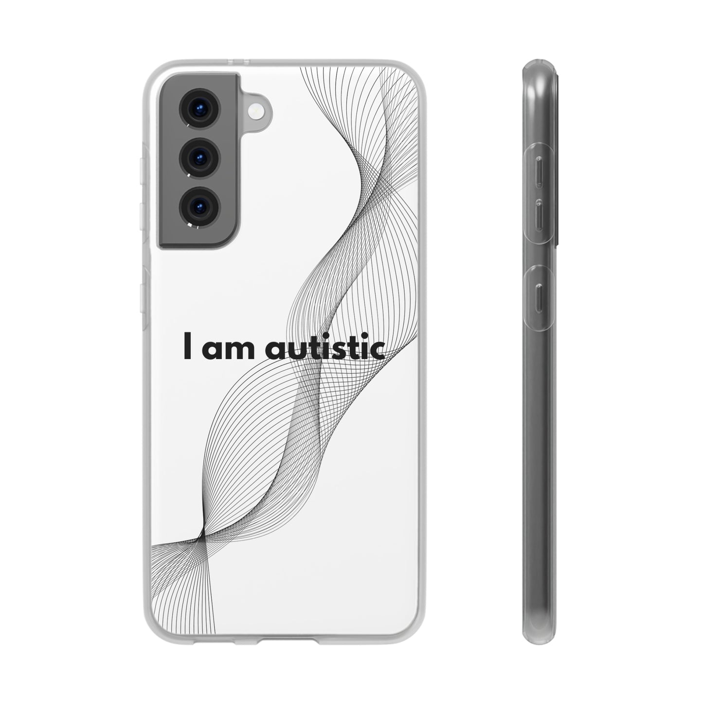 "I am autistic" High Quality Phone Case