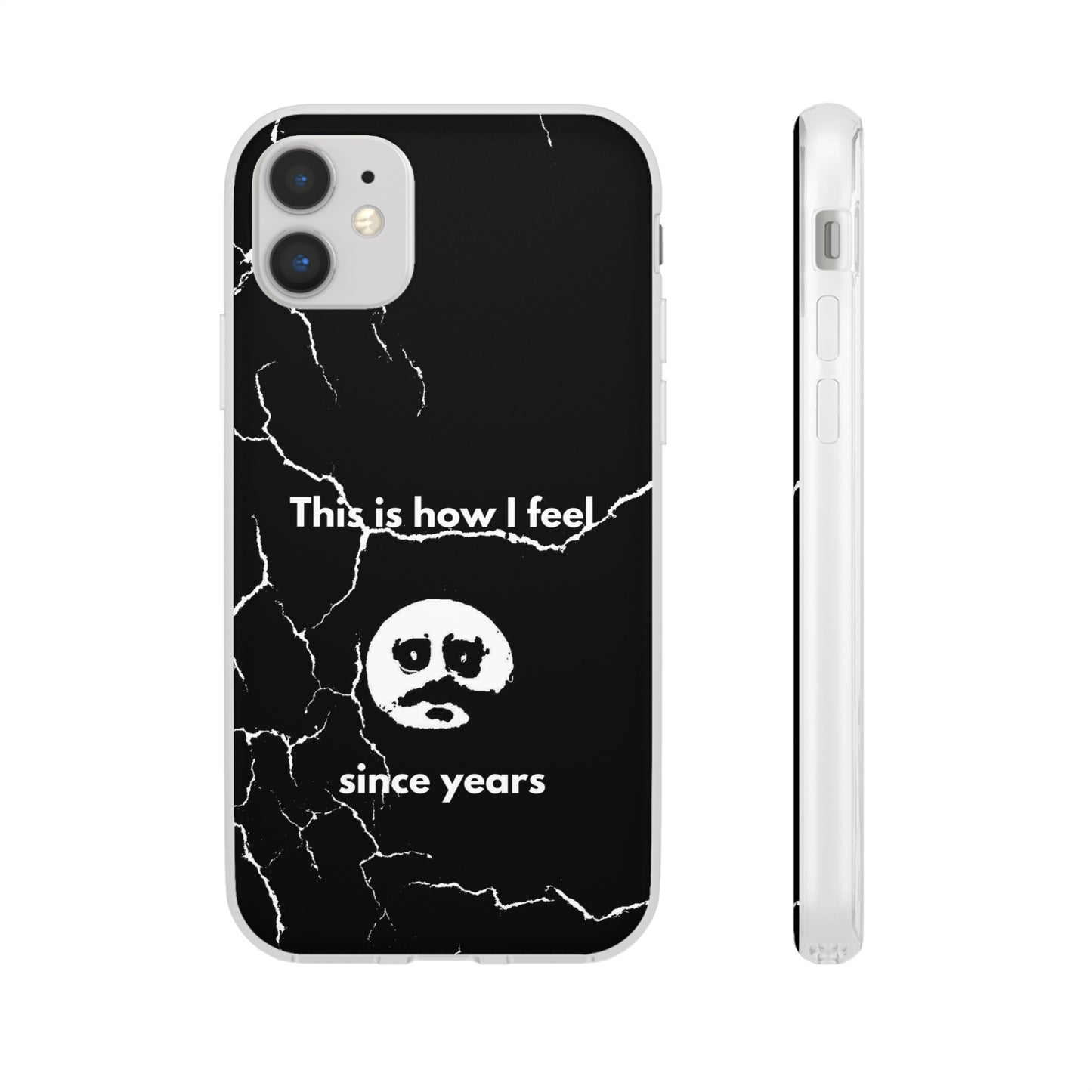 "This is how I feel since years" High Quality Phone Case