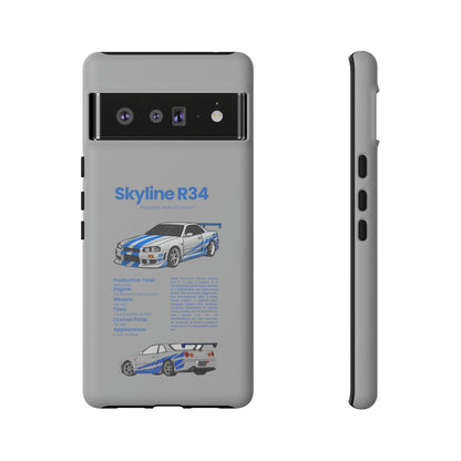 "Skyline R34" Premium Quality Phone Case