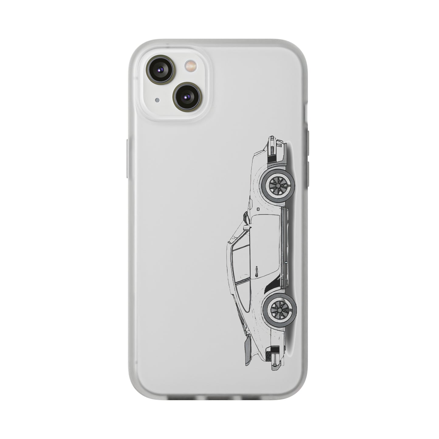 "Car Blueprint 2" High Quality Phone Case