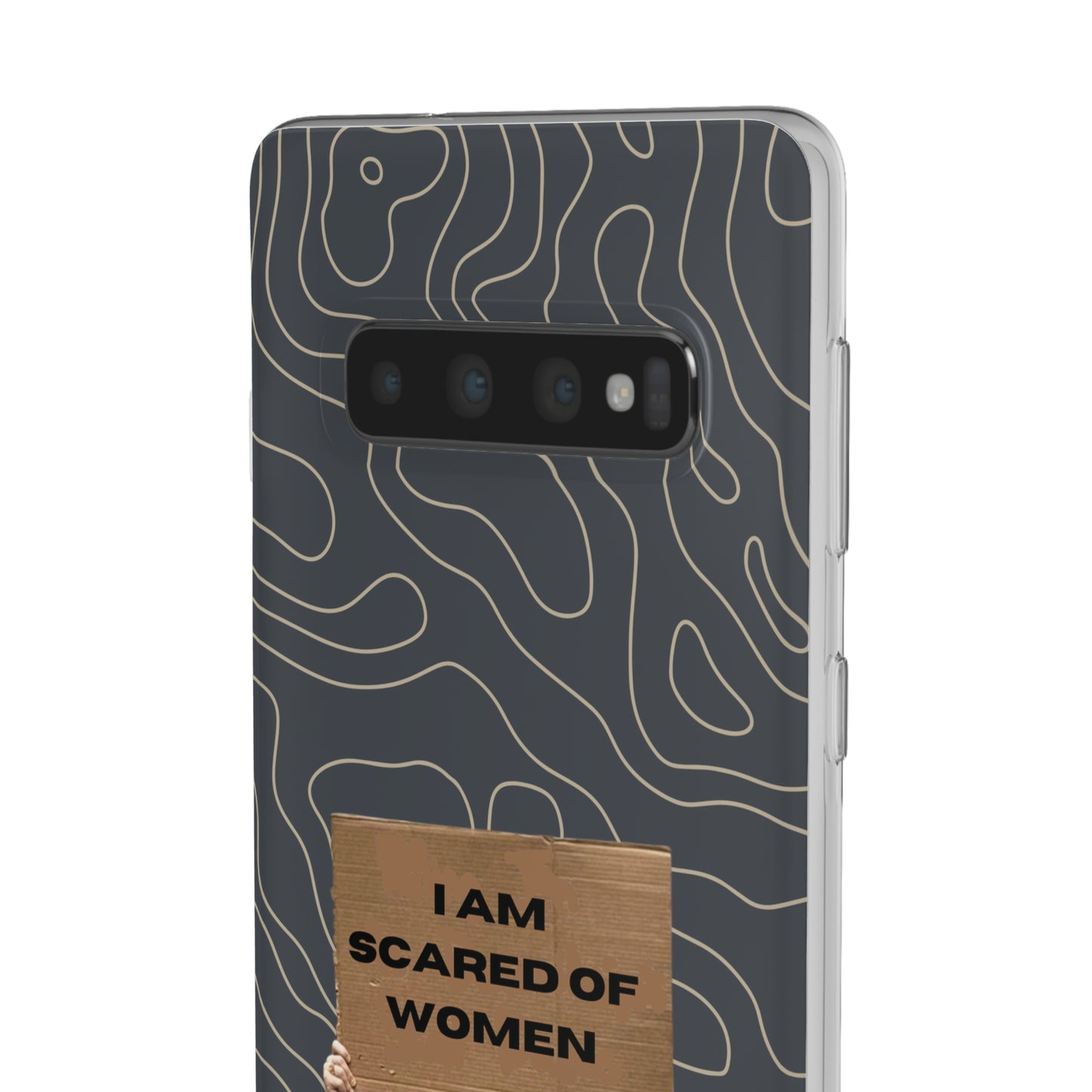 "I am scared of women" High Quality Phone Case