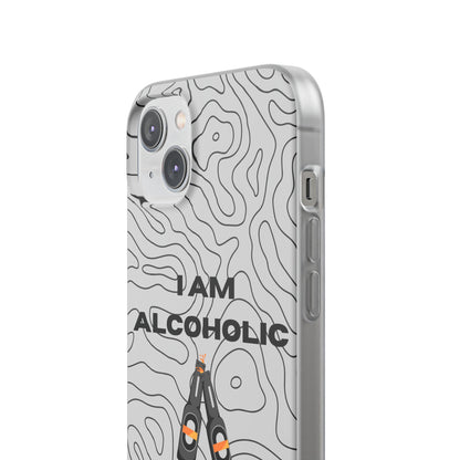 "I am alcoholic" High Quality Phone Case