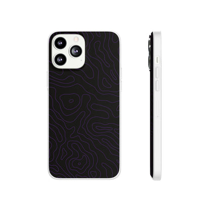 "Purple Topography" High Quality Phone Case