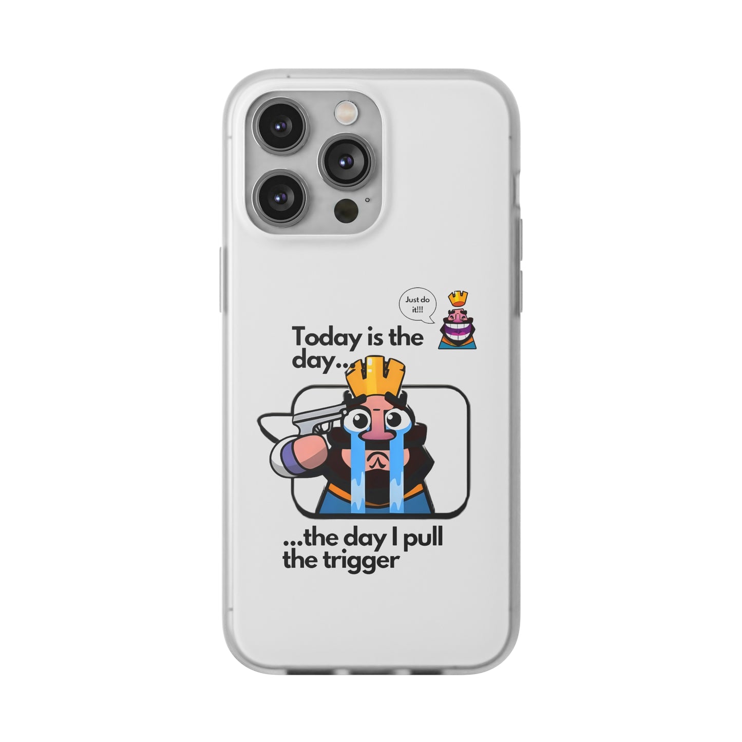 "Today is the day ... the day I pull the trigger" High Quality Phone Case