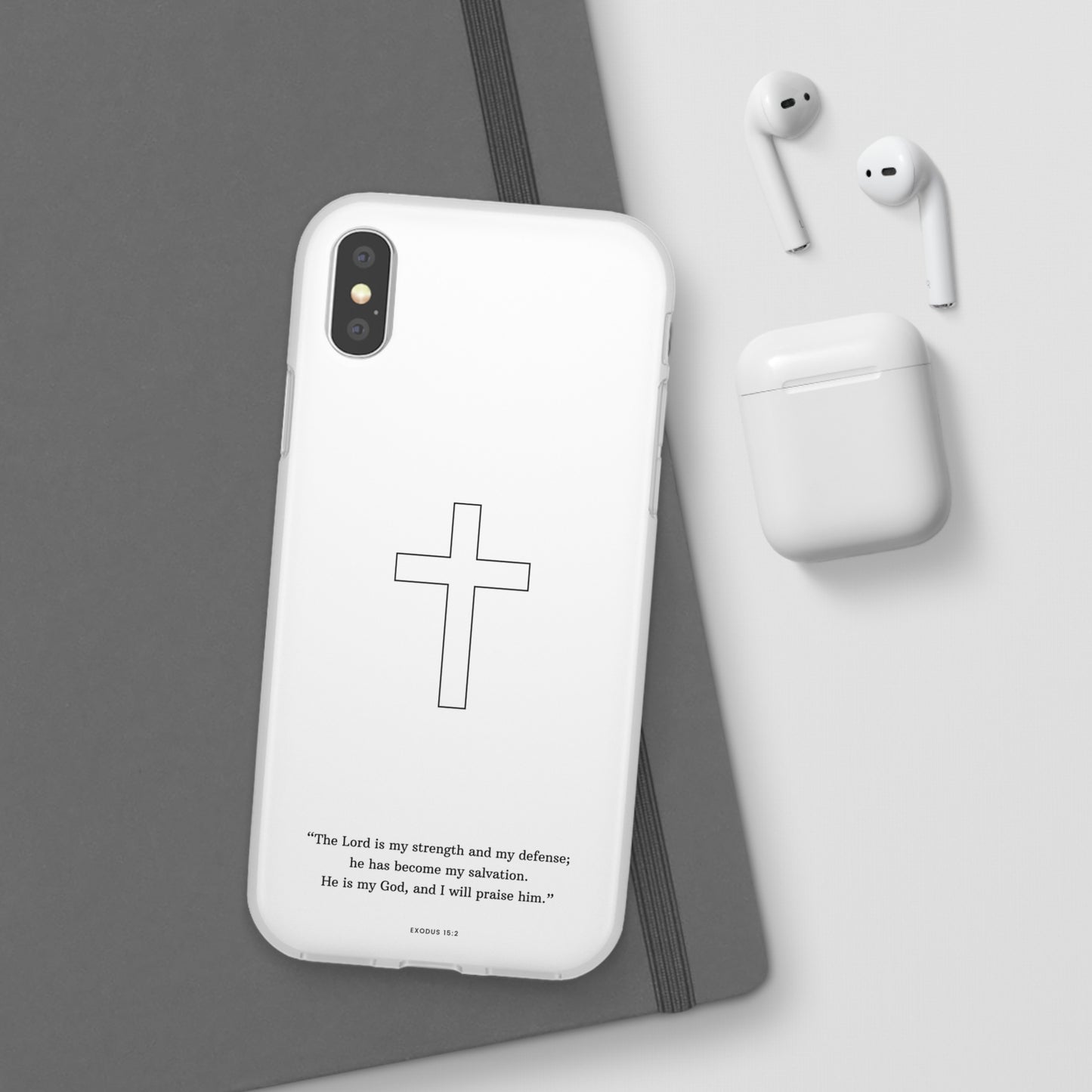 "Exodus 15:2" High Quality Phone Case