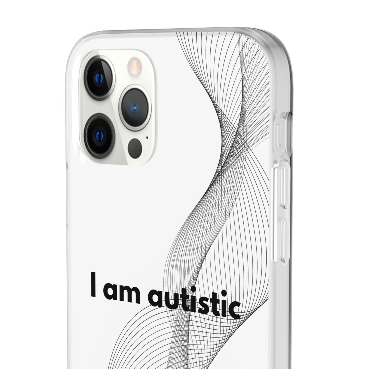 "I am autistic" High Quality Phone Case