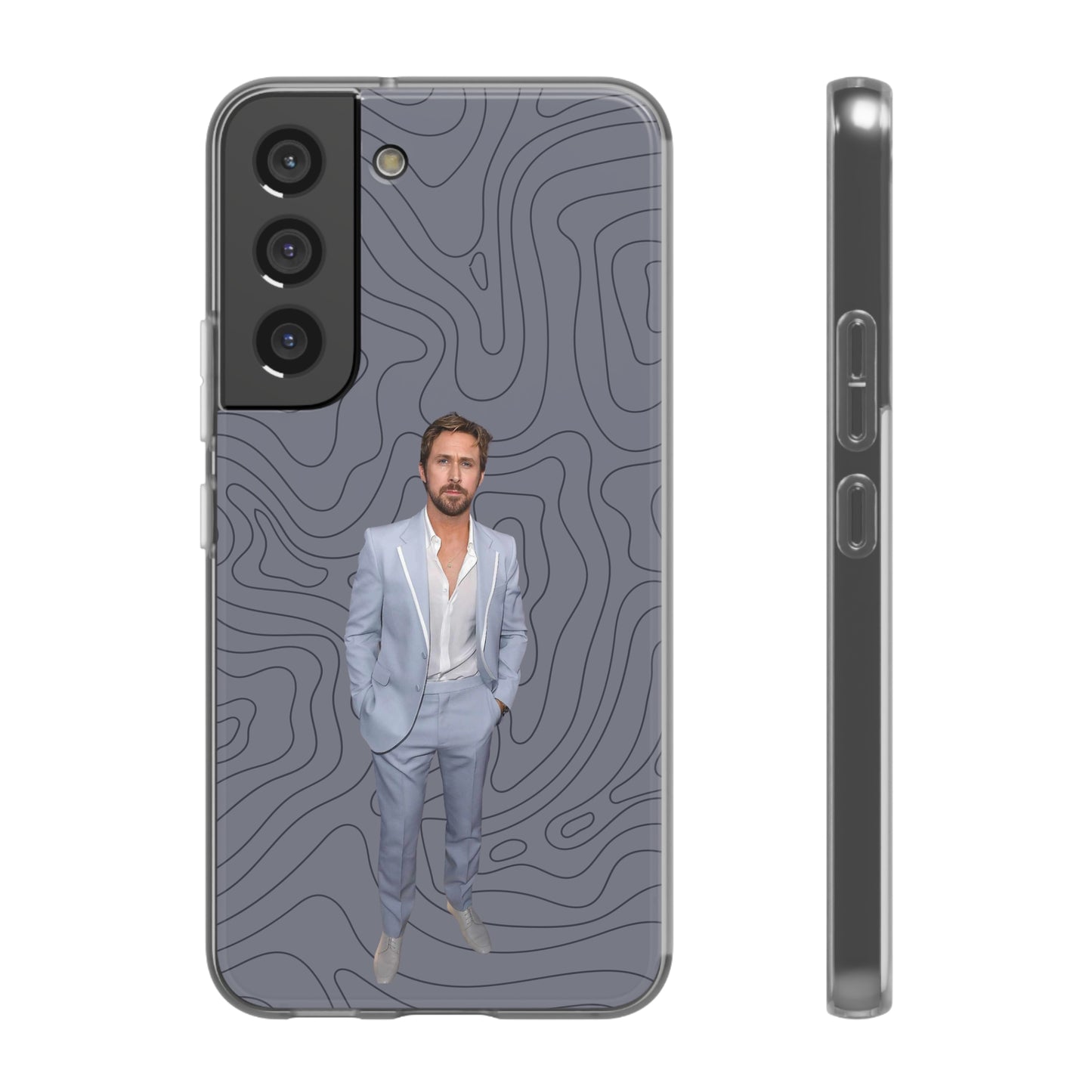 "Ryan Gosling blue" High Quality Phone Case