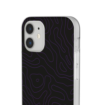 "Purple Topography" High Quality Phone Case