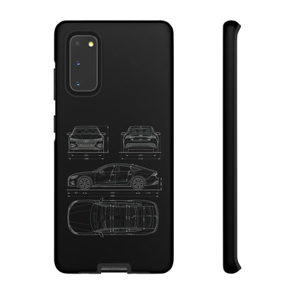 "Car Blueprint RS7" Premium Quality Phone Case