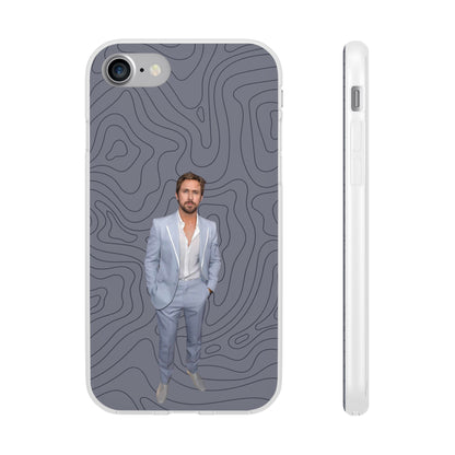 "Ryan Gosling blue" High Quality Phone Case