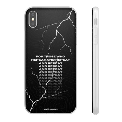 "For those who repeat and repeat..." High Quality Phone Case