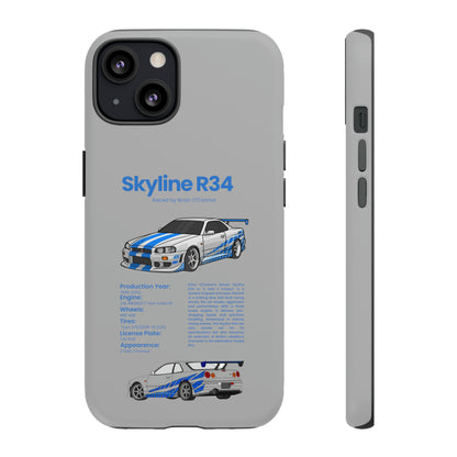 "Skyline R34" Premium Quality Phone Case