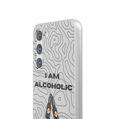 "I am alcoholic" High Quality Phone Case