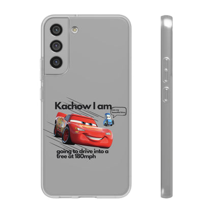 "Kachow into a tree" High Quality Phone Case