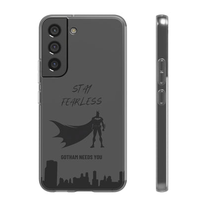 "Stay fearless, Gotham needs you" High Quality Phone Case