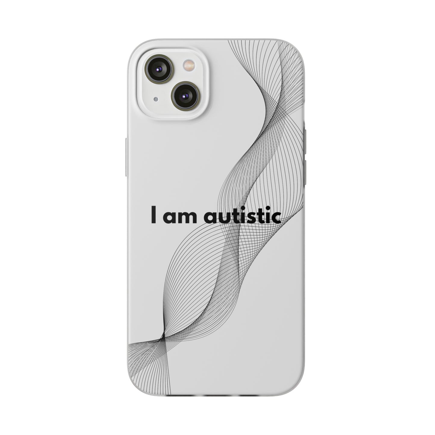 "I am autistic" High Quality Phone Case