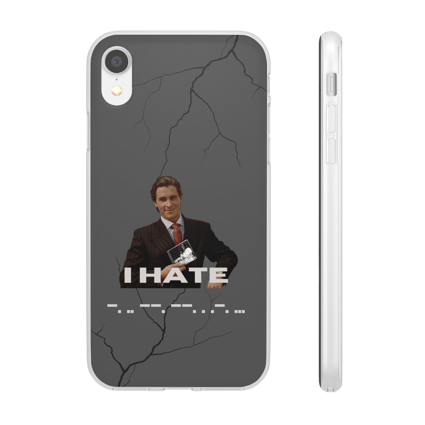 "I hate -. .. --. --. . .-. ... " High Quality Phone Case