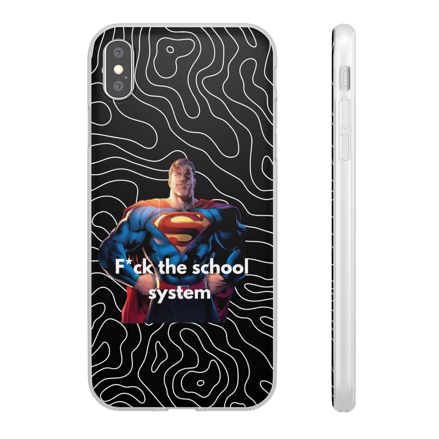 "F*ck the school system" High Quality Phone Case