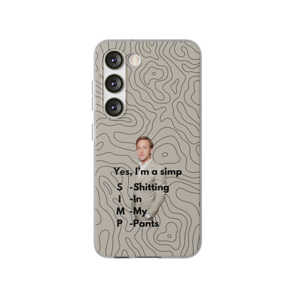 "Yes, I'm a simp" High Quality Phone Case