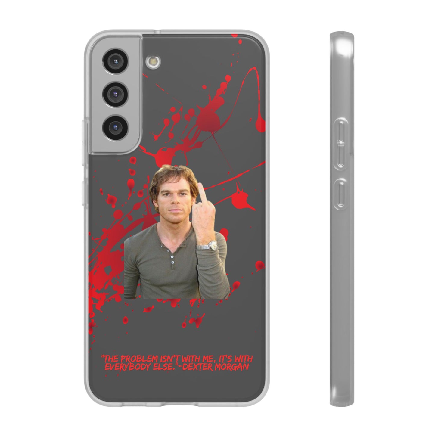 Dexter Middle Finger High Quality Phone Case