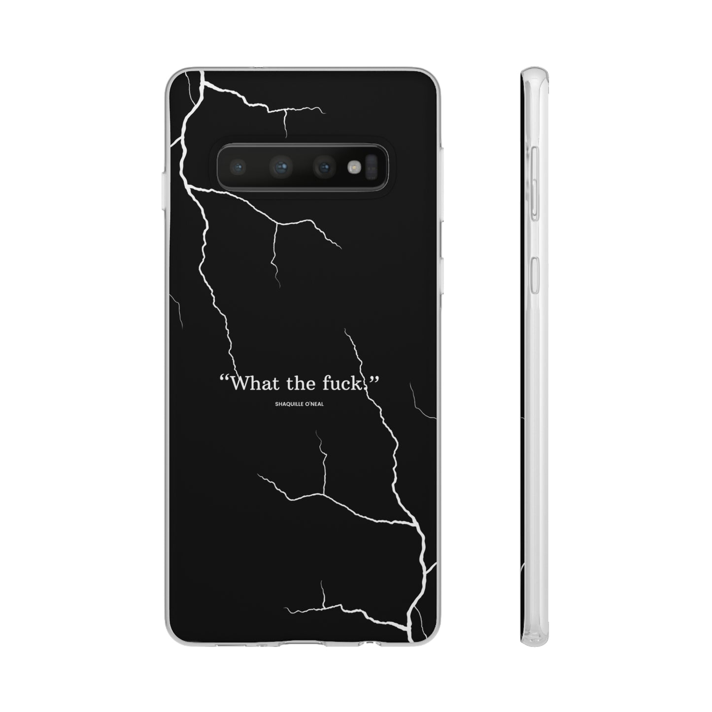 "What the fuck quote" High Quality Phone Case