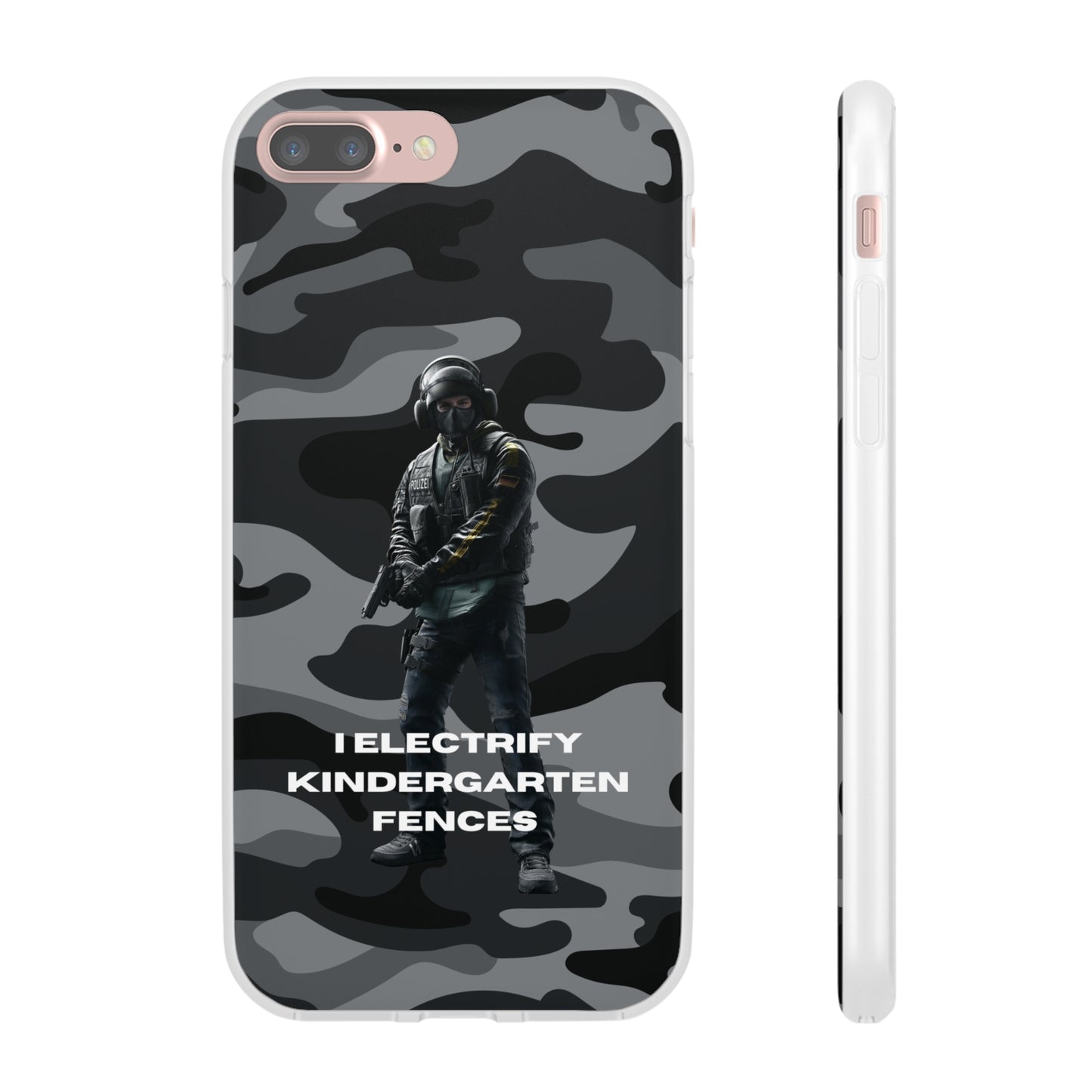 "I electrify kindergarten fences" High Quality Phone Case