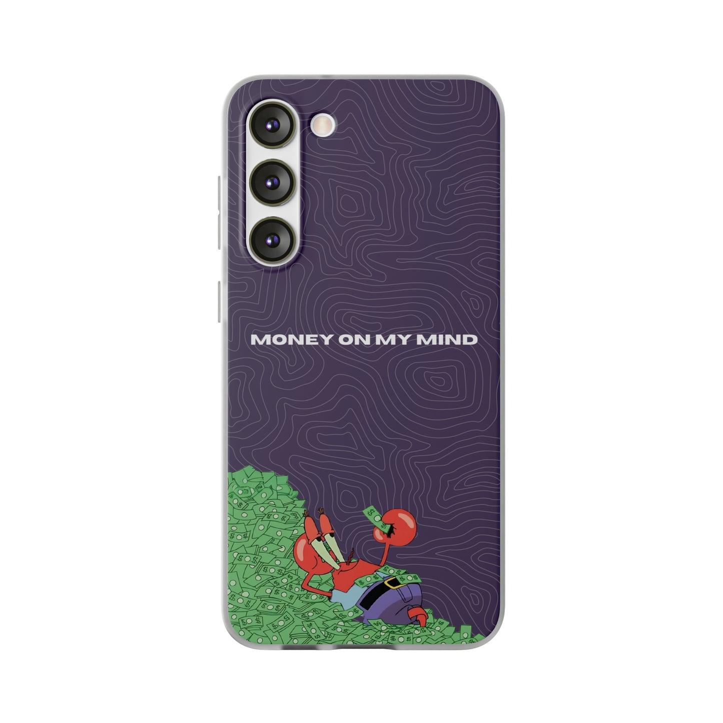 "Money on my mind" High Quality Phone Case