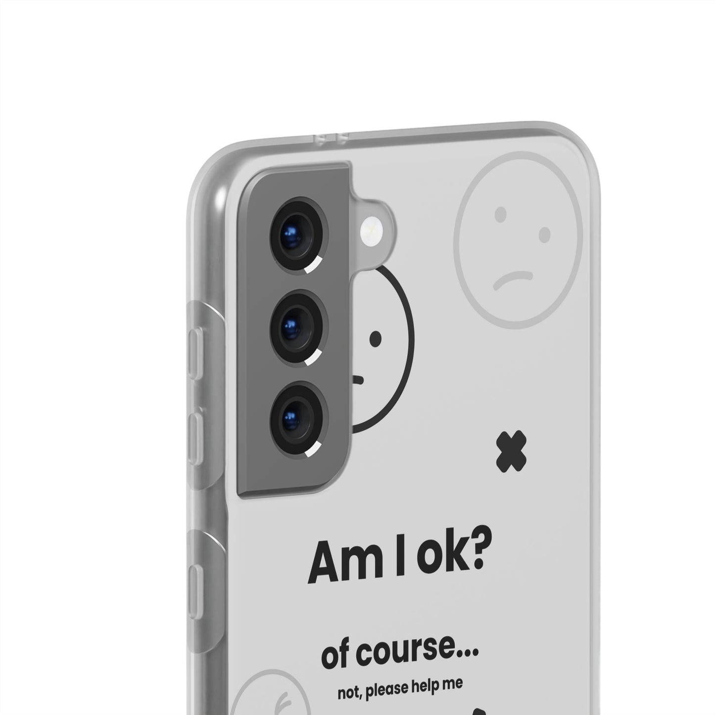 "Am I ok?" High Quality Phone Case