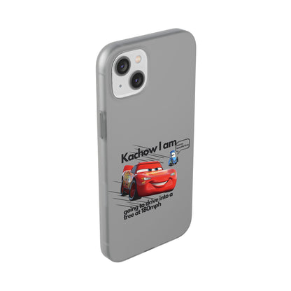 "Kachow into a tree" High Quality Phone Case