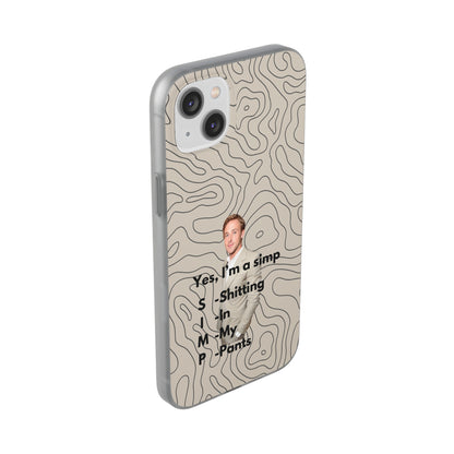 "Yes, I'm a simp" High Quality Phone Case